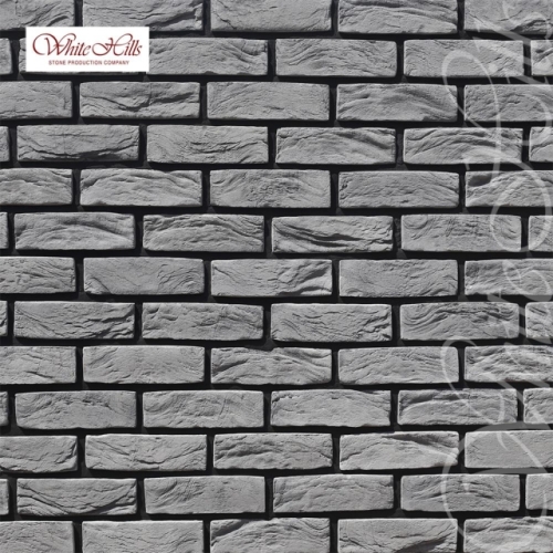 Плитка Торн брик 326-80 (серый) White Hills цемент 212*65мм