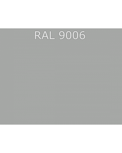 Гладкий лист RAL 9006 толщина 0,45