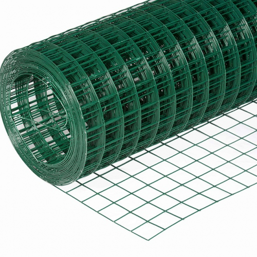 Сетка заборная сварная сталь с ПВХ RAL 6005 (зеленый) 50х50х 1,6мм 1.80х 20.0м рулон ТУ
