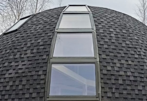 Трапециевидное окно для купола. Глухое 0,58м2