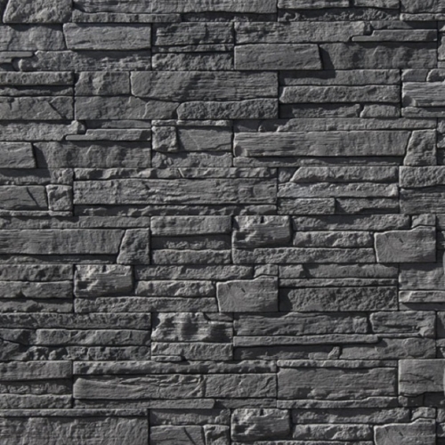 Плитка Каскад Рейндж  (угольно-черный) White Hills цемент 376*95/226*95/150*95мм