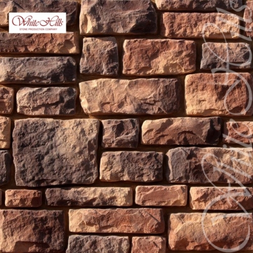 Плитка Данвеган 501-40 (коричнево-медный) White Hills цемент (100-580)*(60-150)мм