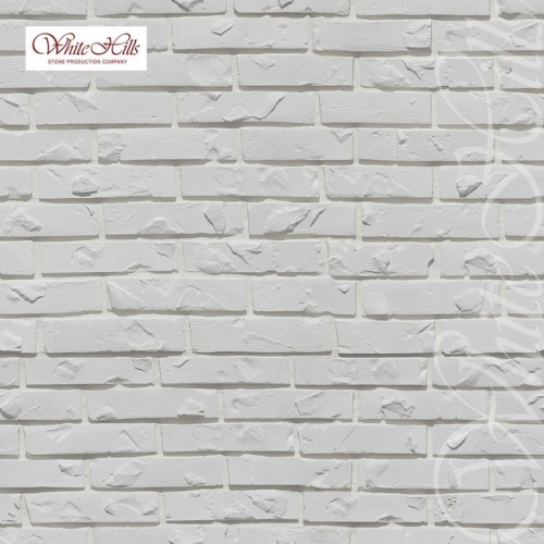 Плитка Эрдинг брик 675-00 (белый) White Hills цемент 225*(52-55)мм
