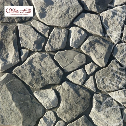Плитка Рутланд 600-80 (серый) White Hills цемент (70-490)*(55-380)мм