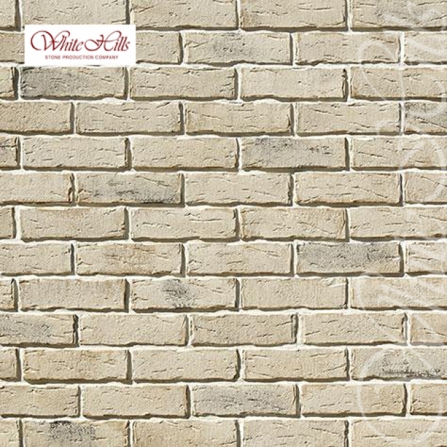 Плитка Сити брик 379-10 (молочный) White Hills цемент 240*70мм