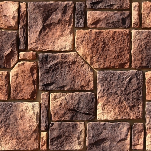 Плитка Дарем (коричнево-медный) White Hills цемент (105-480)*(45-580)мм