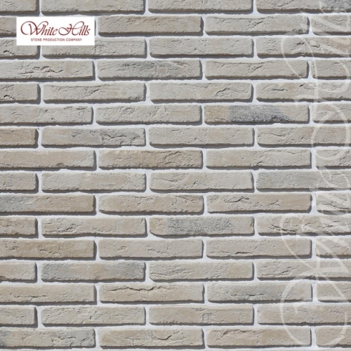 Плитка Остия брик 384-10 (молочный) White Hills цемент 290*49мм