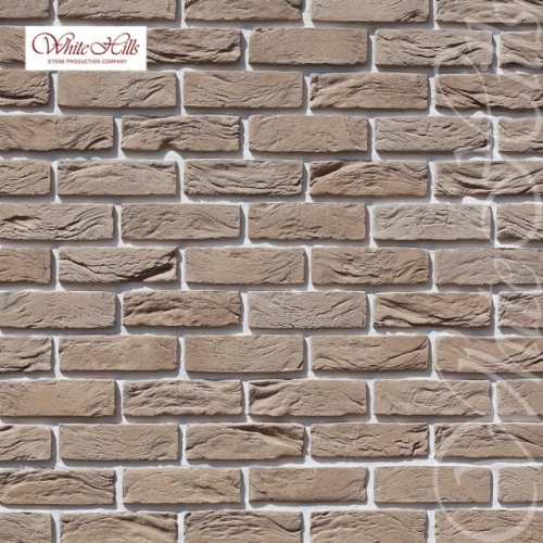 Плитка Торн брик 326-10 (молочный) White Hills цемент 212*65мм