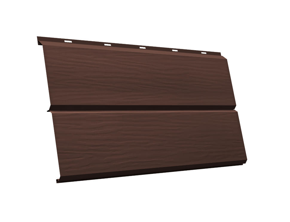 Металлический сайдинг ЭкоБрус 3D GrandLine PurLite Matt