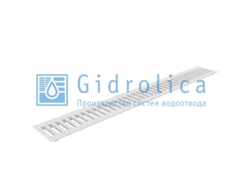 Решетка водоприемная Gidrolica для лотков DN100 длина 1м