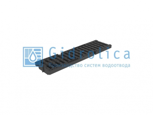 Решетка водоприемная Gidrolica Pro DN100 щелевая пластиковая