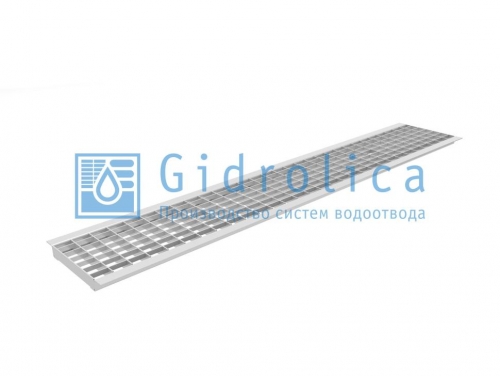 Решетка водоприемная Gidrolica Standart DN150 ячеистая стальная