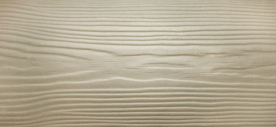 Сайдинг фиброцементный Cedral Wood цвета C03 белый песок, с фактурой под дерево
