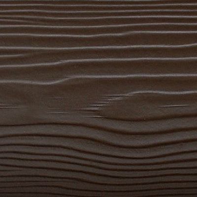 Сайдинг фиброцементный Cedral Wood цвета C21 коричневая глина с фактурой под дерево
