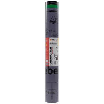 Пленка нетканая пароизоляционная Veberton B Professional Parobaryer (Паробарьер) 60 г/м2 1,6 м (ш) (75 м2)