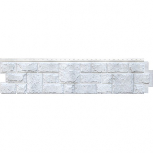 Сайдинг виниловый Я- фасад (Grand Line) Екатерининский камень Серебро 1322*294мм