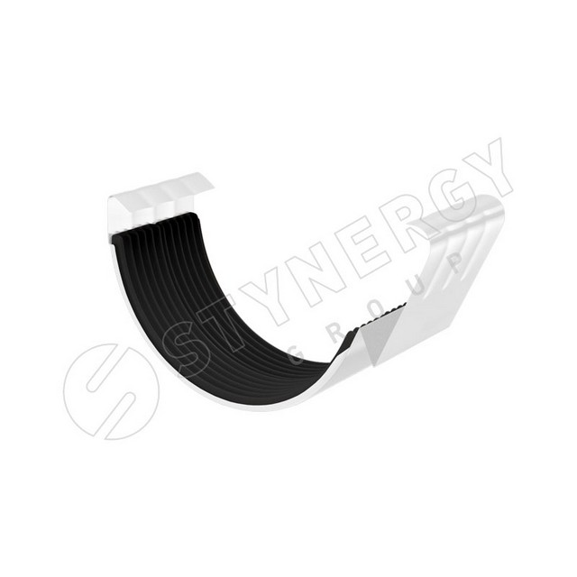 Соединитель желоба Stynergy 125мм Полиэстер RAL 9003 (белый)